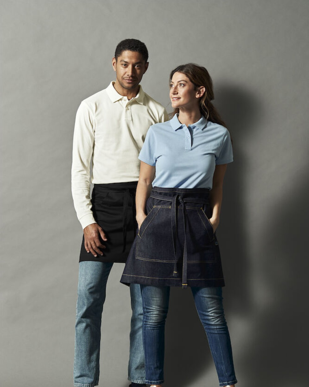 COTTOVER Waist Apron Short Schürzen personalisierbar