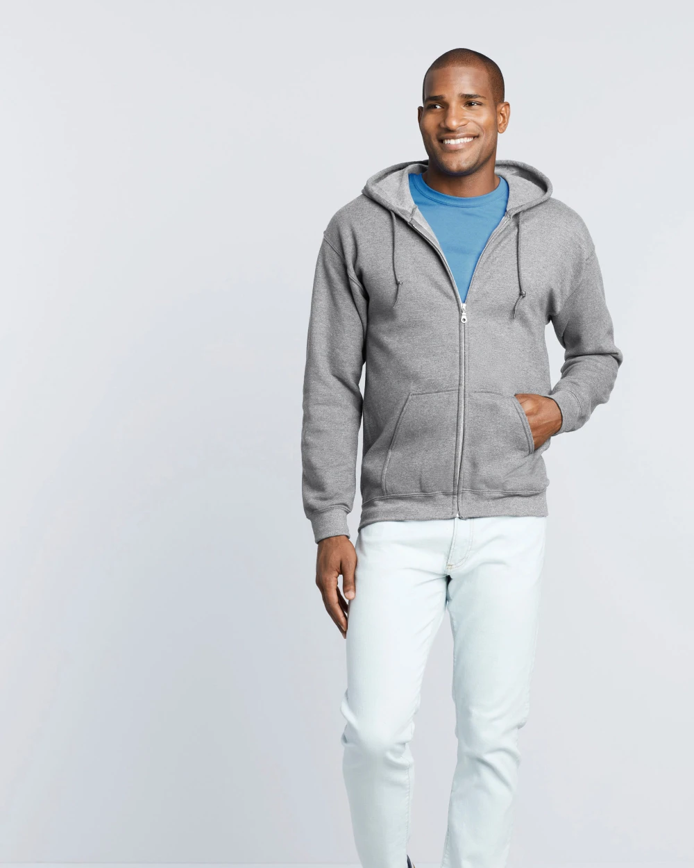 Sweat-shirts personnalisable GILDAN Sweat-shirt homme zippé capuche Heavy Blend™