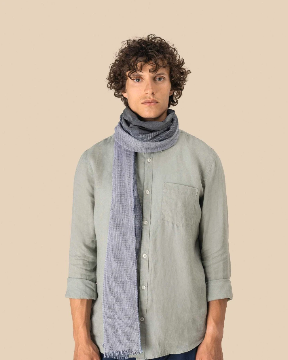 Écharpes personnalisable SPASSO Chèche en twill unisexe
