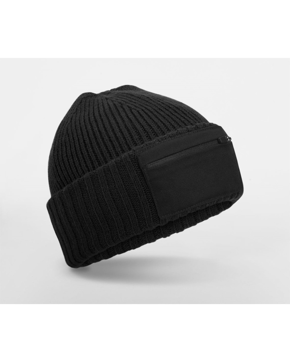 Casquettes personnalisable BEECHFIELD ZIP PATCH BEANIE