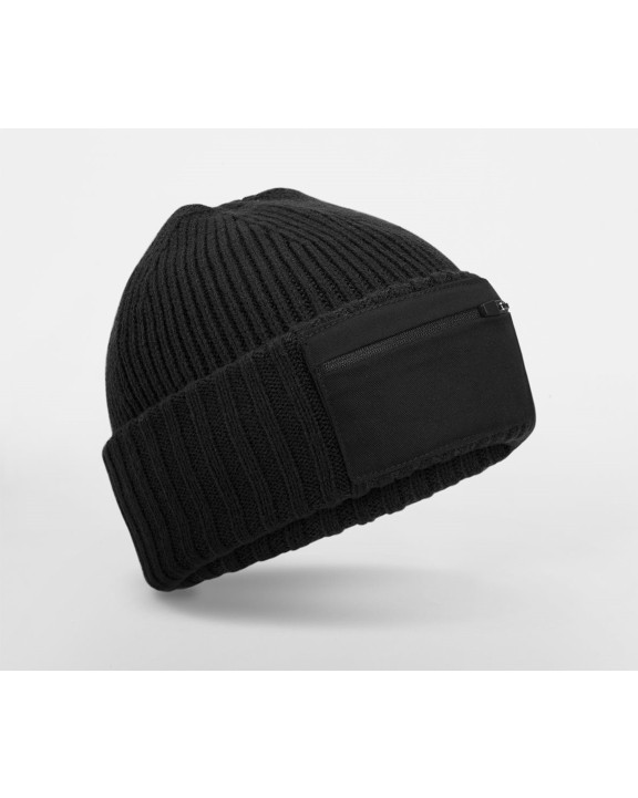BEECHFIELD ZIP PATCH BEANIE Kappen personalisierbar