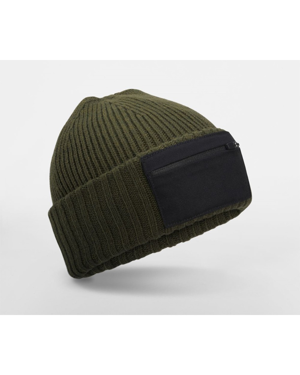 Casquettes personnalisable BEECHFIELD ZIP PATCH BEANIE