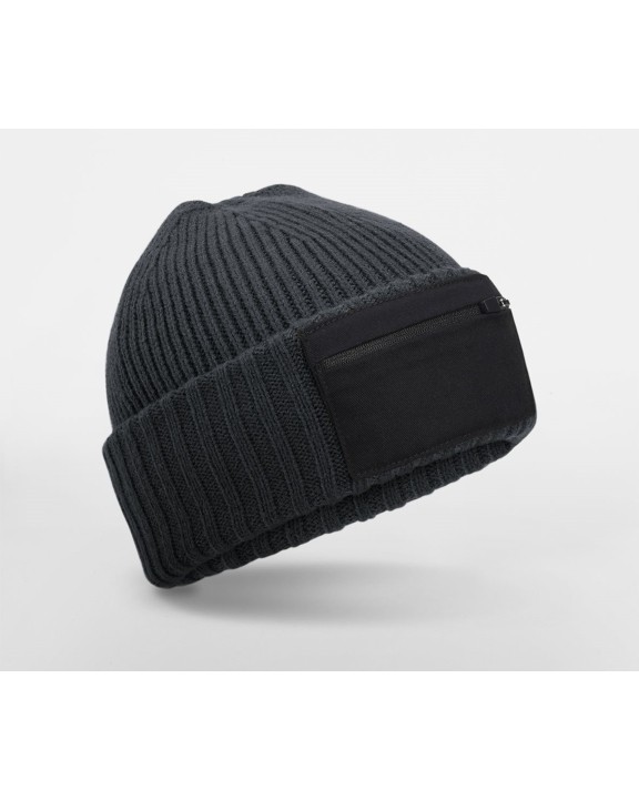 BEECHFIELD ZIP PATCH BEANIE Kappen personalisierbar