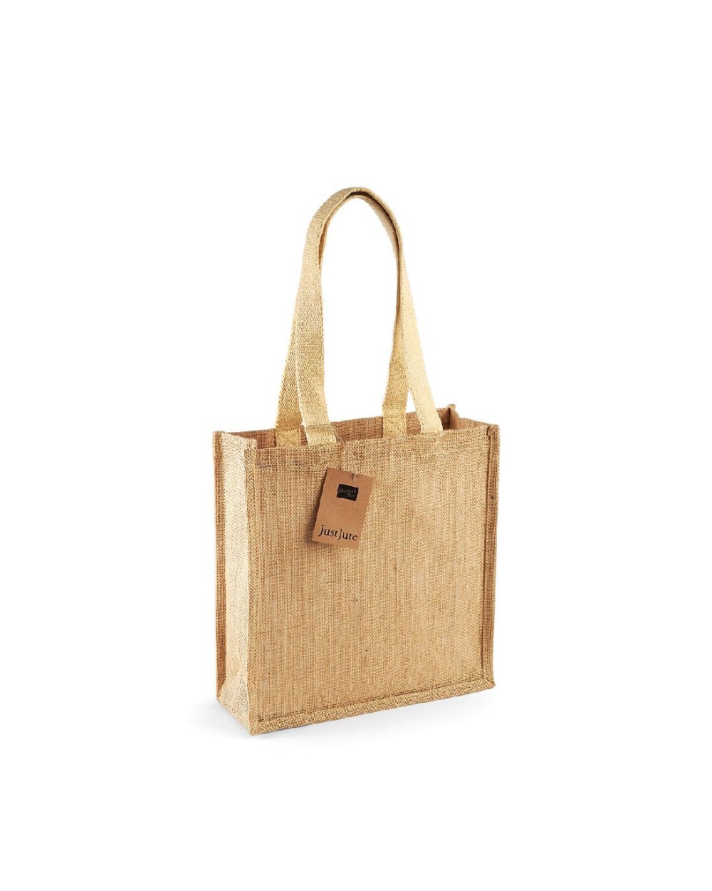 Tote bags WESTFORDMILL JUTE COMPACT TOTE voor bedrukking &amp; borduring