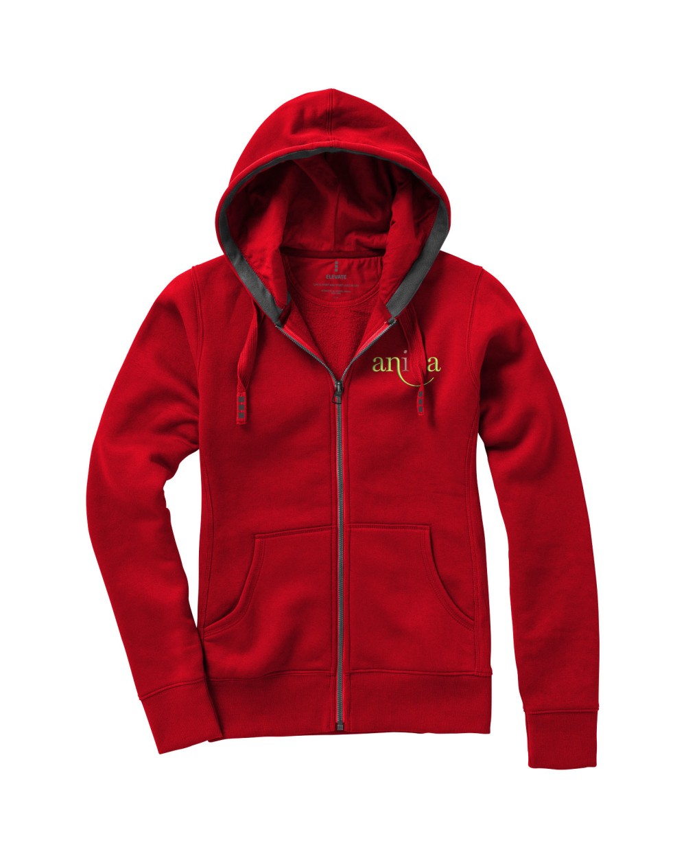 Sweaters & hoodies ELEVATE Arora dames hoodie met ritssluiting voor bedrukking &amp; borduring