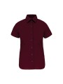 KARIBAN Chemise coton / élasthanne manches courtes femme /api/colors/3f4410b9-f80f-412a-9aa8-9260cc84003d personnalisable