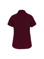 KARIBAN Chemise coton / élasthanne manches courtes femme /api/colors/3f4410b9-f80f-412a-9aa8-9260cc84003d personnalisable