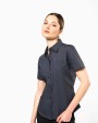 Chemises personnalisable KARIBAN Chemise coton / élasthanne manches courtes femme