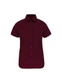 KARIBAN Chemise coton / élasthanne manches courtes femme /api/colors/3f4410b9-f80f-412a-9aa8-9260cc84003d personnalisable