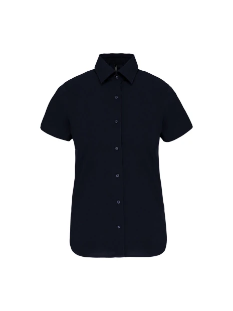 KARIBAN Chemise coton / élasthanne manches courtes femme /api/colors/b68891a9-1d28-4f7a-8deb-775c45027afd personnalisable