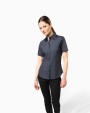 Chemises personnalisable KARIBAN Chemise coton / élasthanne manches courtes femme