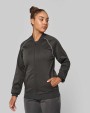 PROACT Unisex-Trainingsjacke mit Reißverschluss und Paspel Sweatshirts personalisierbar