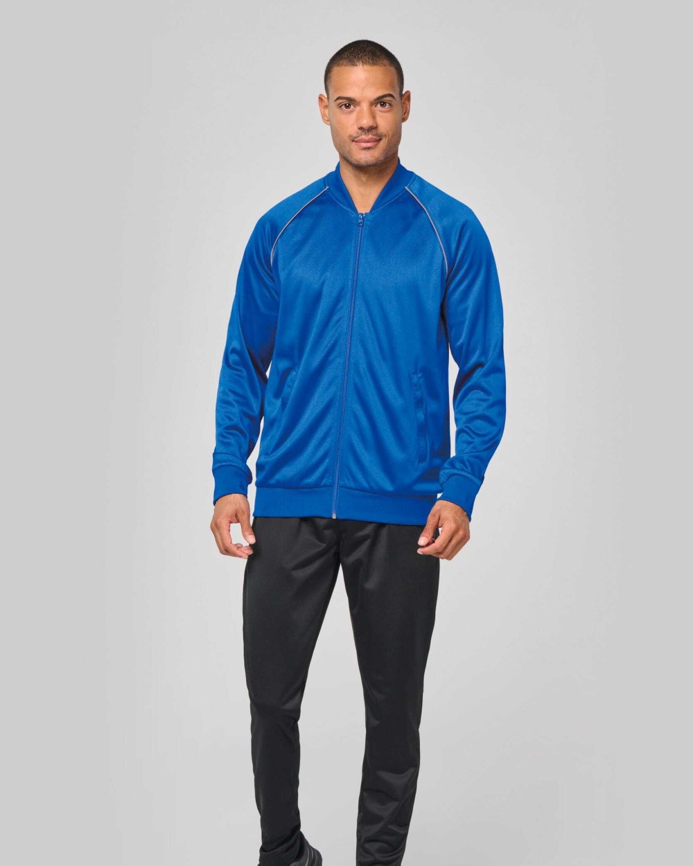 Sweat-shirts personnalisable PROACT Veste de survêtement zippée avec liseré unisexe