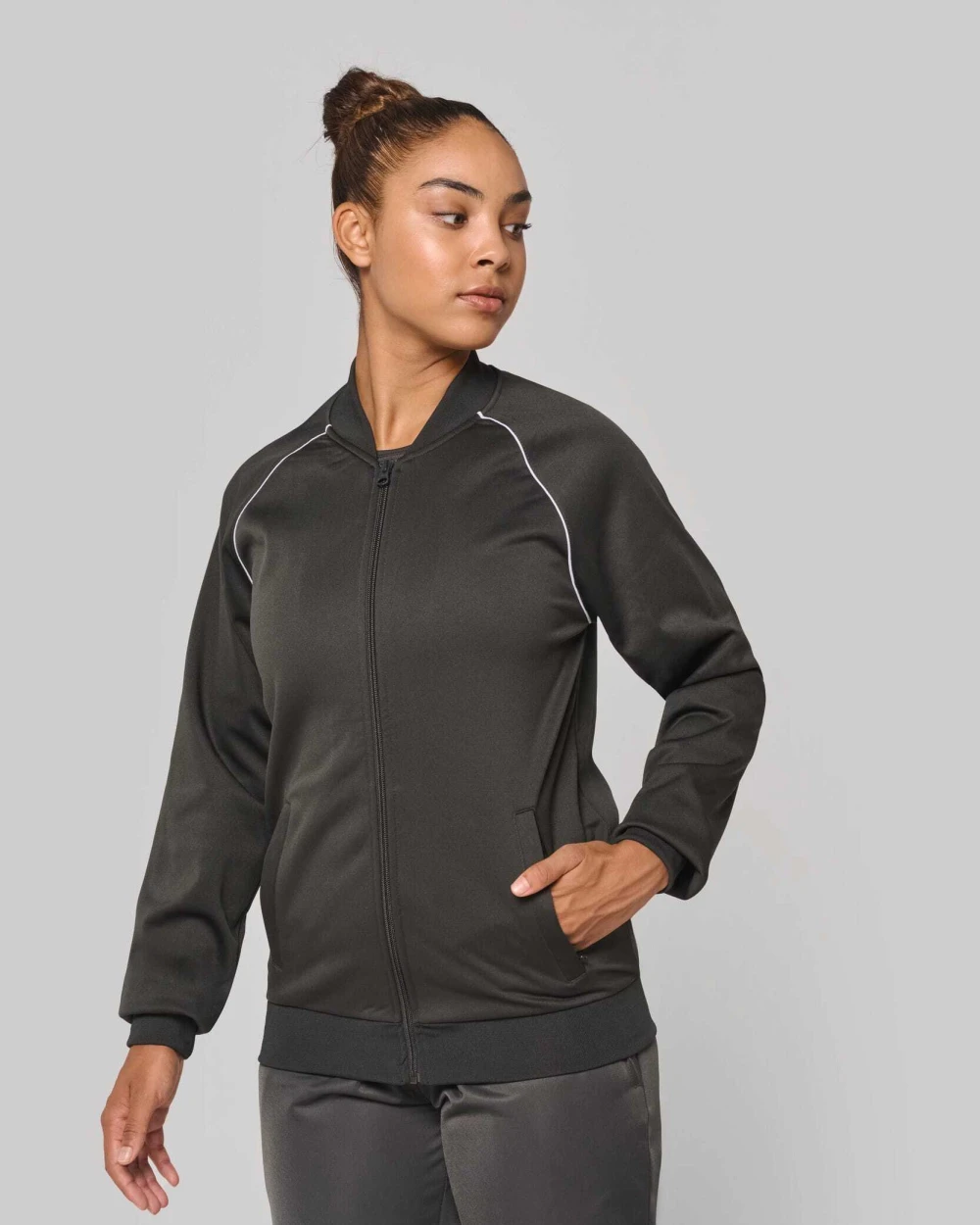 Sweaters & hoodies PROACT Unisex trainingsjasje met rits en biesje voor bedrukking &amp; borduring