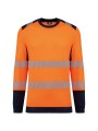 WK. DESIGNED TO WORK T-shirt de sécurité recyclé col rond manches longues unisexe /api/colors/280cf50f-5f1d-4b0c-aa02-2c4cd948b4a1 personnalisable