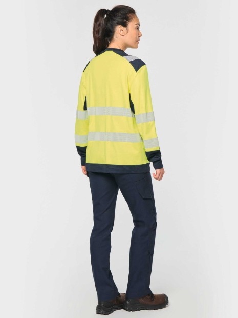 T-Shirts à personnaliser WK. DESIGNED TO WORK T-shirt de sécurité recyclé col rond manches longues unisexe 