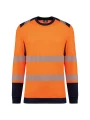 WK. DESIGNED TO WORK T-shirt de sécurité recyclé col rond manches longues unisexe /api/colors/280cf50f-5f1d-4b0c-aa02-2c4cd948b4a1 personnalisable