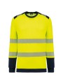 WK. DESIGNED TO WORK T-shirt de sécurité recyclé col rond manches longues unisexe /api/colors/6533ef2a-e10a-4578-bbf8-4f6883629883 personnalisable