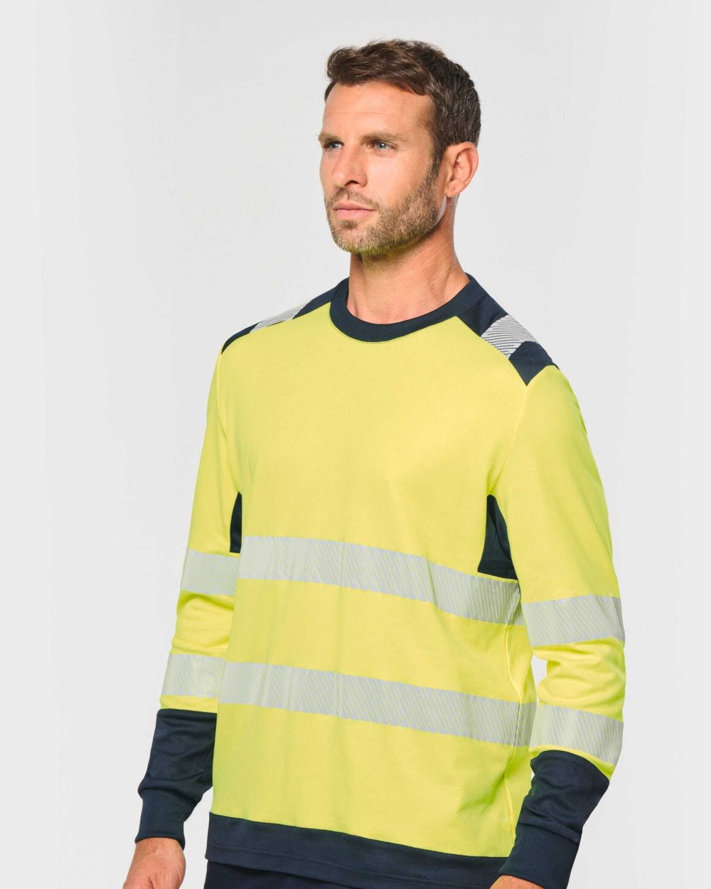 WK. DESIGNED TO WORK Recyceltes Sicherheits-T-Shirt mit langen Ärmeln T-Shirts personalisierbar