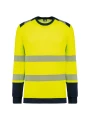 WK. DESIGNED TO WORK T-shirt de sécurité recyclé col rond manches longues unisexe /api/colors/6533ef2a-e10a-4578-bbf8-4f6883629883 personnalisable