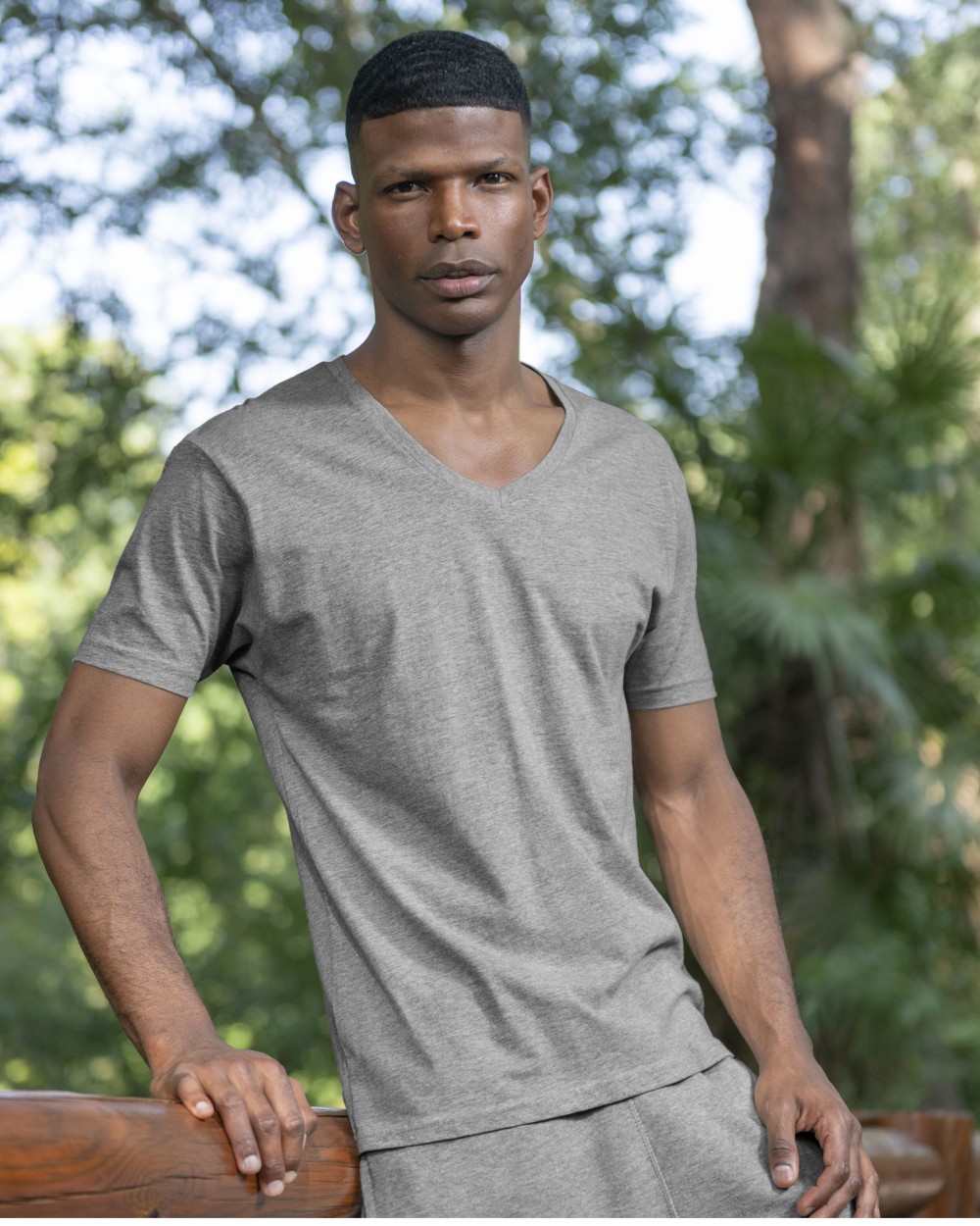 T-shirts JHK URBAN V-NECK voor bedrukking &amp; borduring