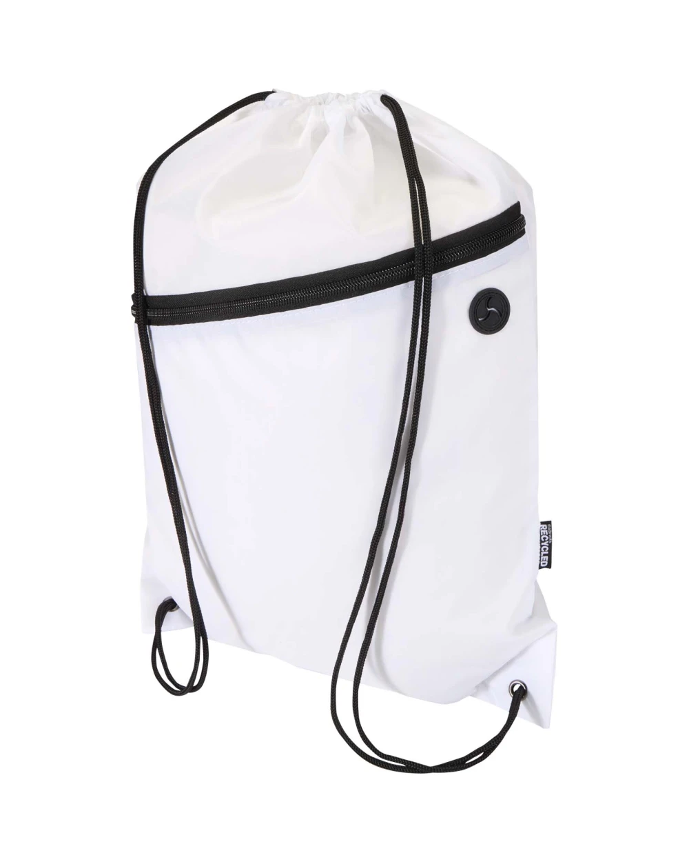 Sacs & Bagagerie personnalisable 4DO Sac à cordon Oriole en RPET avec poche avant zippée, 5 L