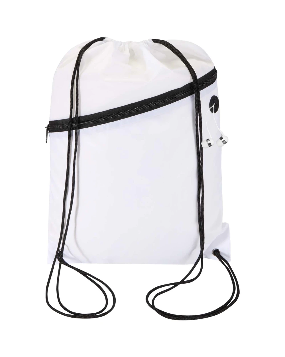 Sacs & Bagagerie personnalisable 4DO Sac à cordon Oriole en RPET avec poche avant zippée, 5 L