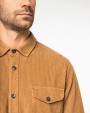 Chemises personnalisable SPASSO Surchemise écoresponsable délavée en velours côtelé homme