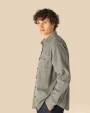 Chemises personnalisable SPASSO Surchemise écoresponsable délavée en velours côtelé homme