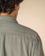Hemden SPASSO Ecologisch verwassen herenovershirt van ribfluweel voor bedrukking &amp; borduring