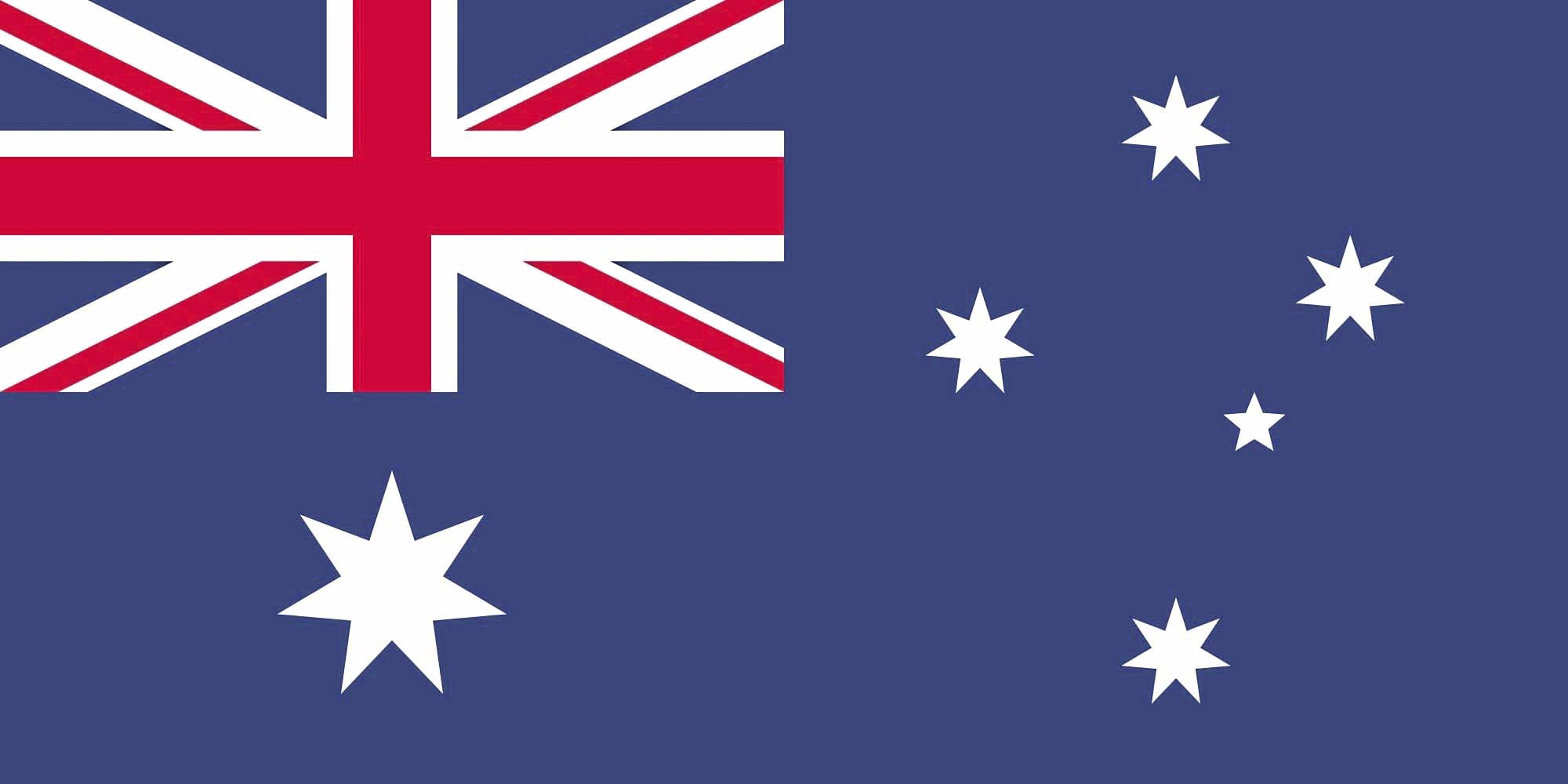 Benodigdheden PRINTWEAR Flag Australia voor bedrukking &amp; borduring
