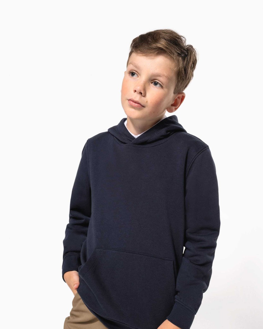 Sweaters & hoodies KARIBAN Kindersweater met capuchon voor bedrukking &amp; borduring