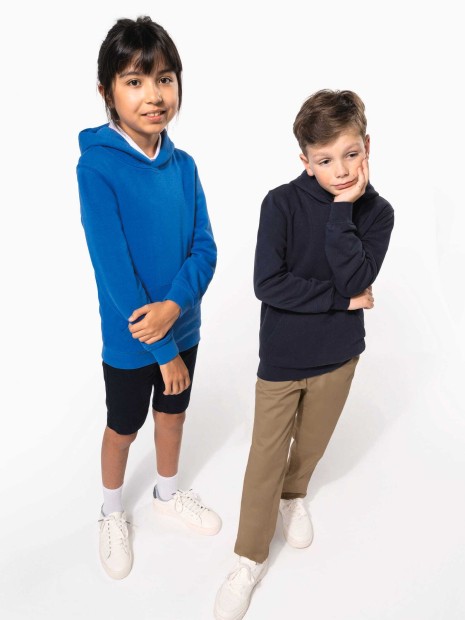 Sweat-shirts à personnaliser KARIBAN Sweat-shirt à capuche enfant 