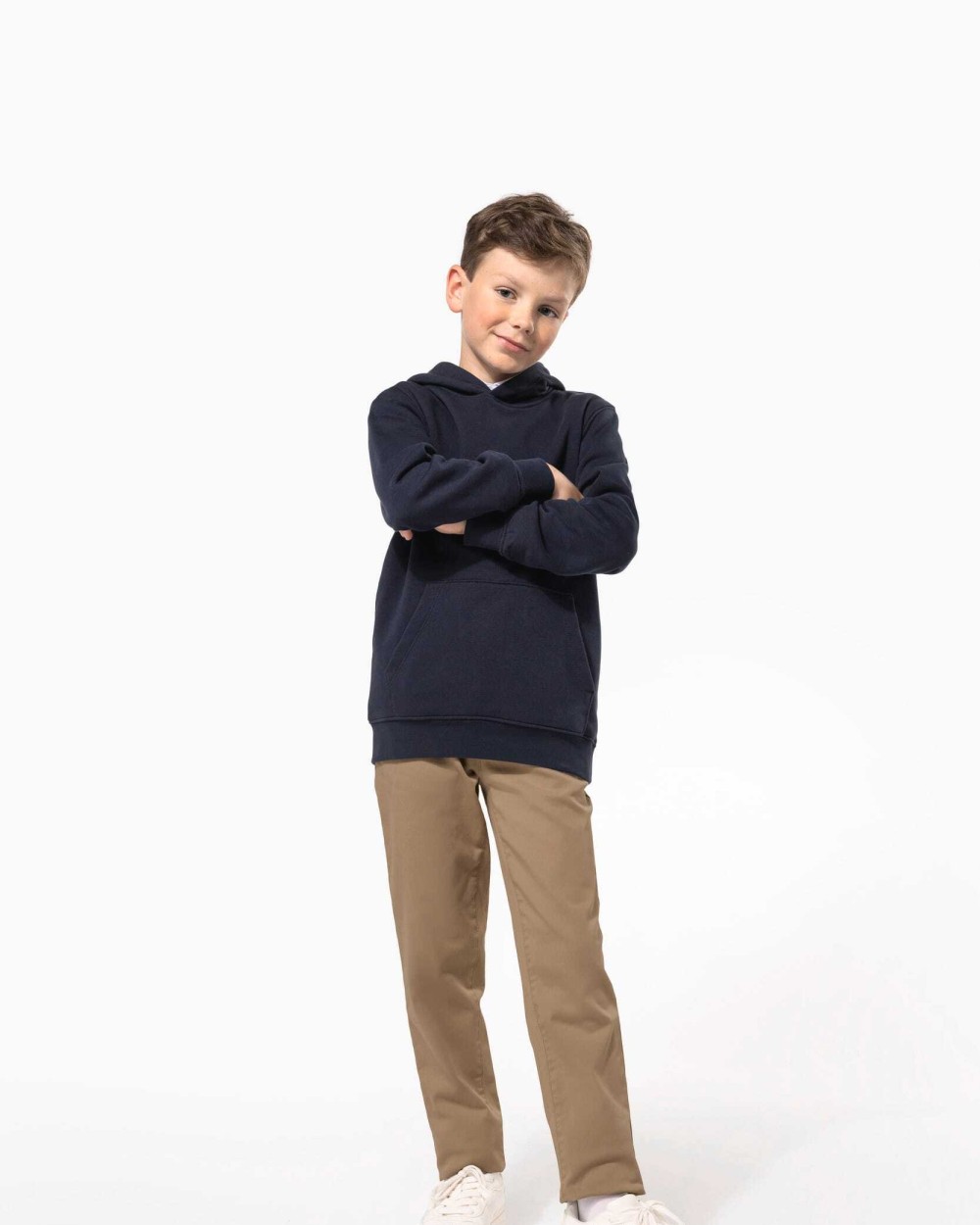 Sweaters & hoodies KARIBAN Kindersweater met capuchon voor bedrukking &amp; borduring