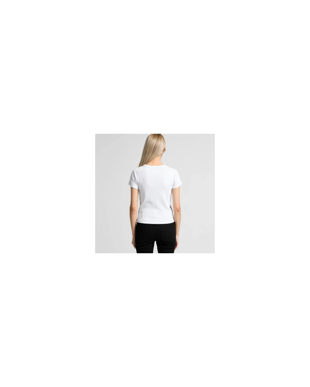 T-shirts AS COLOUR Wo's Organic Rib Tee voor bedrukking &amp; borduring