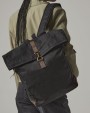 Tassen & Zakken QUADRA HERITAGE WAXED CANVAS BACKPACK voor bedrukking &amp; borduring