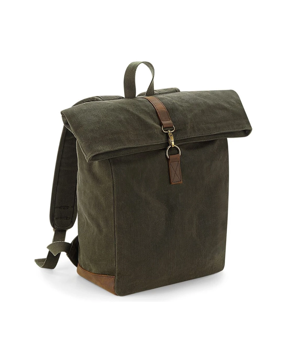 Tassen & Zakken QUADRA HERITAGE WAXED CANVAS BACKPACK voor bedrukking &amp; borduring