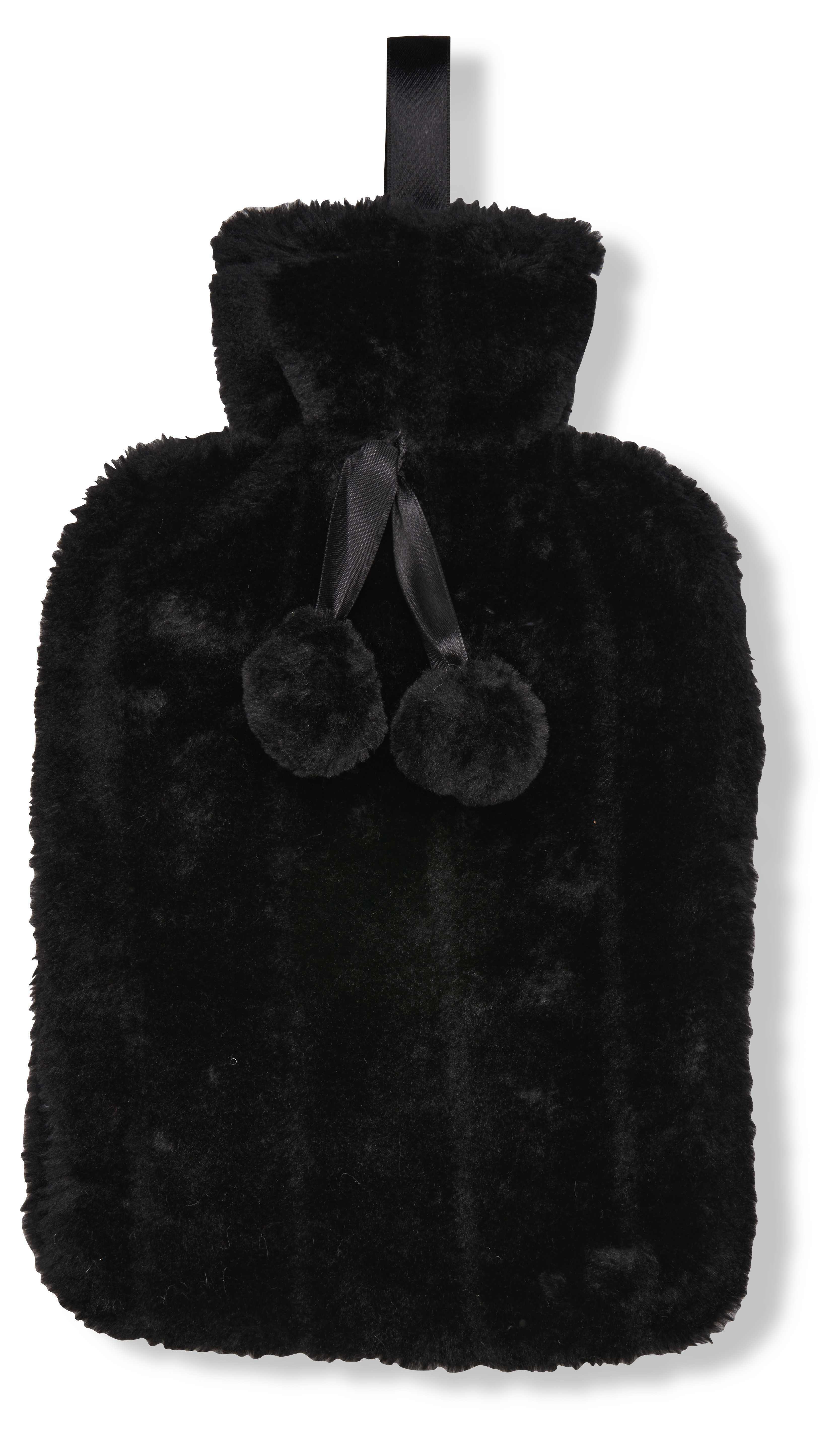 Accessoires personnalisable RIBBON Bouillotte et housse en fausse fourrure classique de luxe