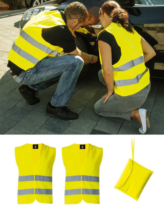 KORNTEX Basic Safety-Vest Duo-Pack Warnwesten personalisierbar