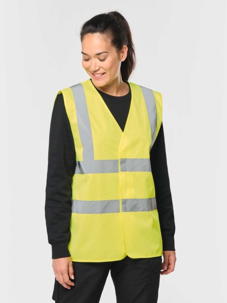 Gilets de sécurité à personnaliser WK. DESIGNED TO WORK Gilet adulte haute visibilité unisexe 