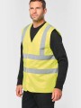 Gilets de sécurité à personnaliser WK. DESIGNED TO WORK Gilet adulte haute visibilité unisexe 
