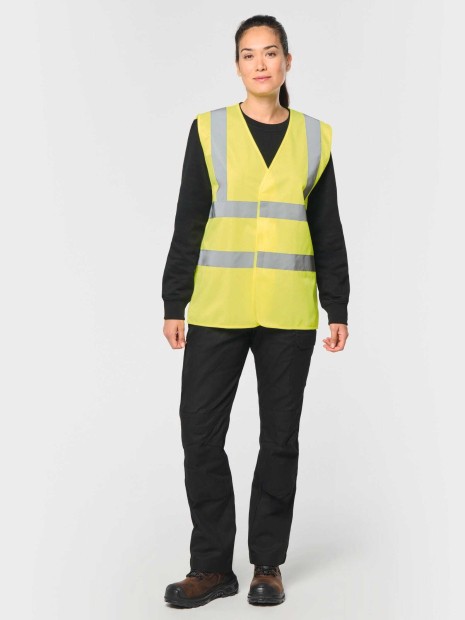 Gilets de sécurité à personnaliser WK. DESIGNED TO WORK Gilet adulte haute visibilité unisexe 