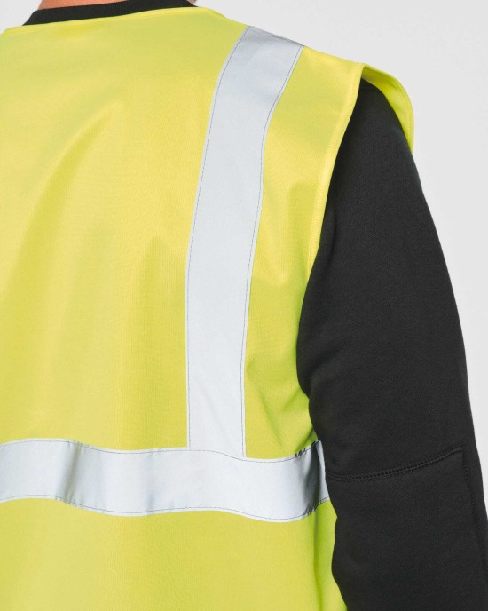Gilets de sécurité personnalisable Wk. Designed To Work Gilet adulte haute visibilité unisexe