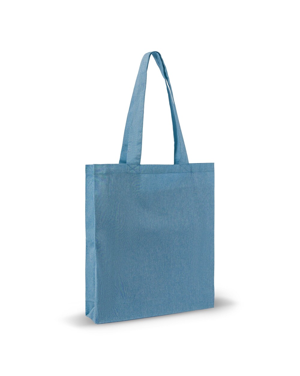 Tassen & Zakken 4DO Schoudertas recycled katoen 140g/m² 38x42x10cm voor bedrukking &amp; borduring