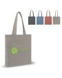 Tassen & Zakken 4DO Schoudertas recycled katoen 140g/m² 38x42x10cm voor bedrukking &amp; borduring