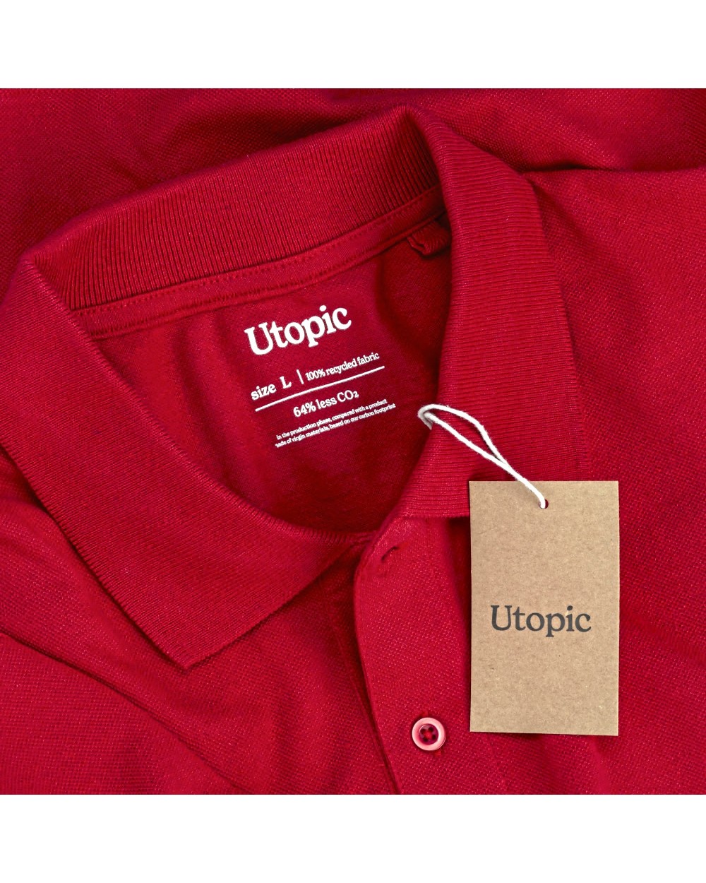 UTOPIC Unisex Short-Sleeved Polo Shirt Poloshirts personalisierbar
