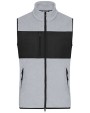 JAMES & NICHOLSON Men´s Fleece Vest Polar Fleeces personalisierbar