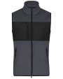 Polar Fleeces JAMES & NICHOLSON Men´s Fleece Vest voor bedrukking &amp; borduring
