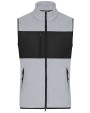 Polar Fleeces JAMES & NICHOLSON Men´s Fleece Vest voor bedrukking &amp; borduring