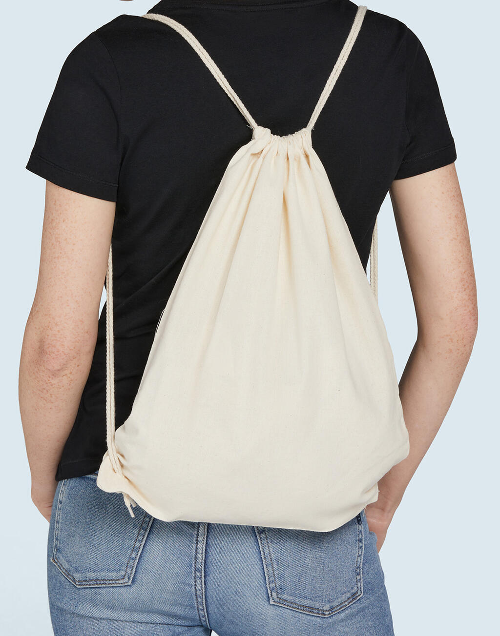 Sacs & Bagagerie personnalisable BAGS BY JASSZ Organic Cotton Drawstring Backpack